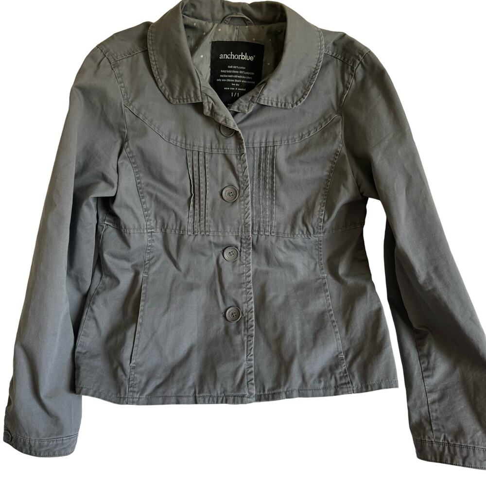 Anchor Blue Womens Large Grey Jacket